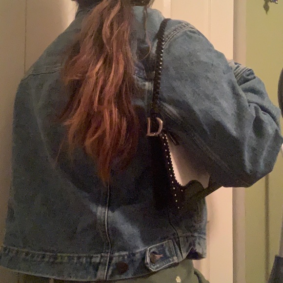 Vintage Liz Clairborne Oversized Jean Denim Jacket - Picture 6 of 7